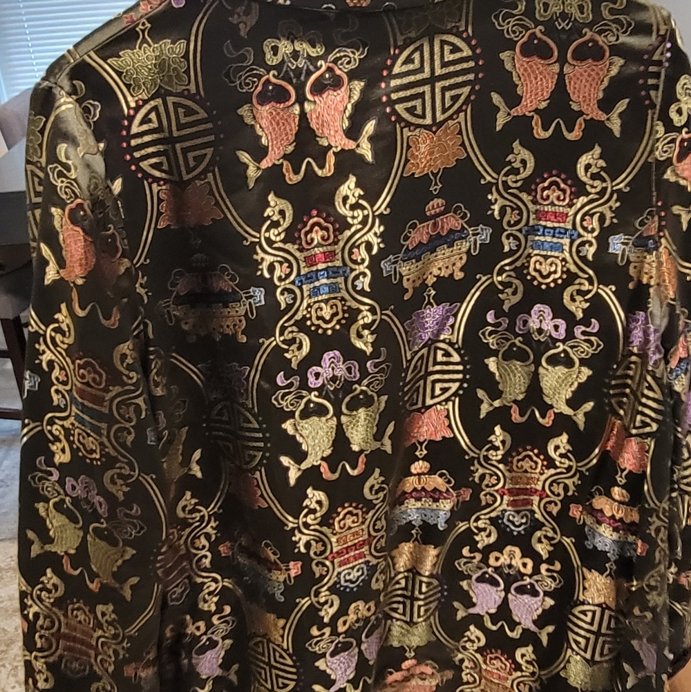 Elegant Multicolor Patterned Blazer